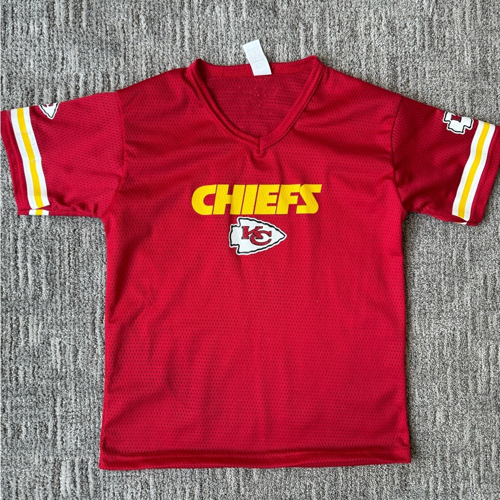 Youth Kansas City Chiefs Play/Dress-Up Mesh Jersey